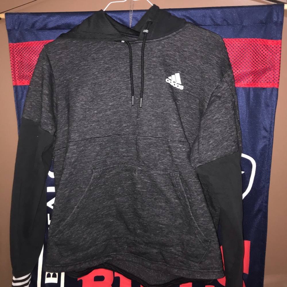 Grey/Black Adidas Hoodie